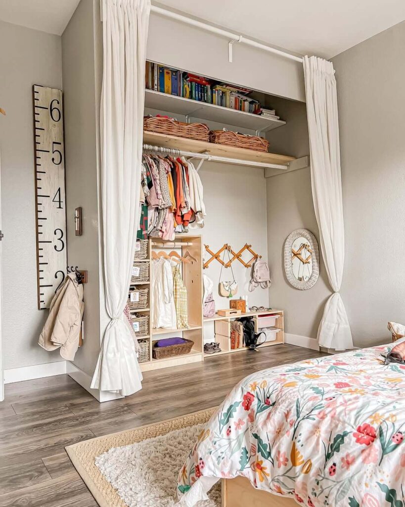 17. Design a Montessori-Inspired Closet for Kids