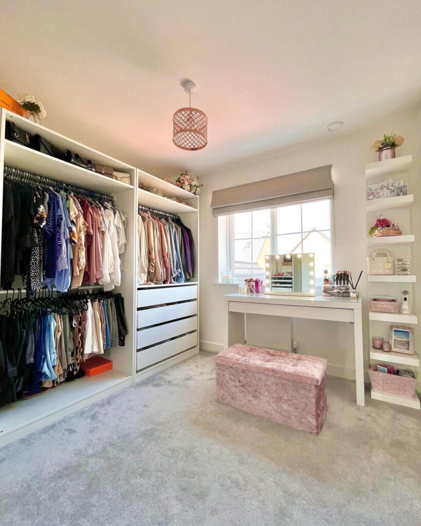 17. Incorporate a Vanity for Beauty and Function
