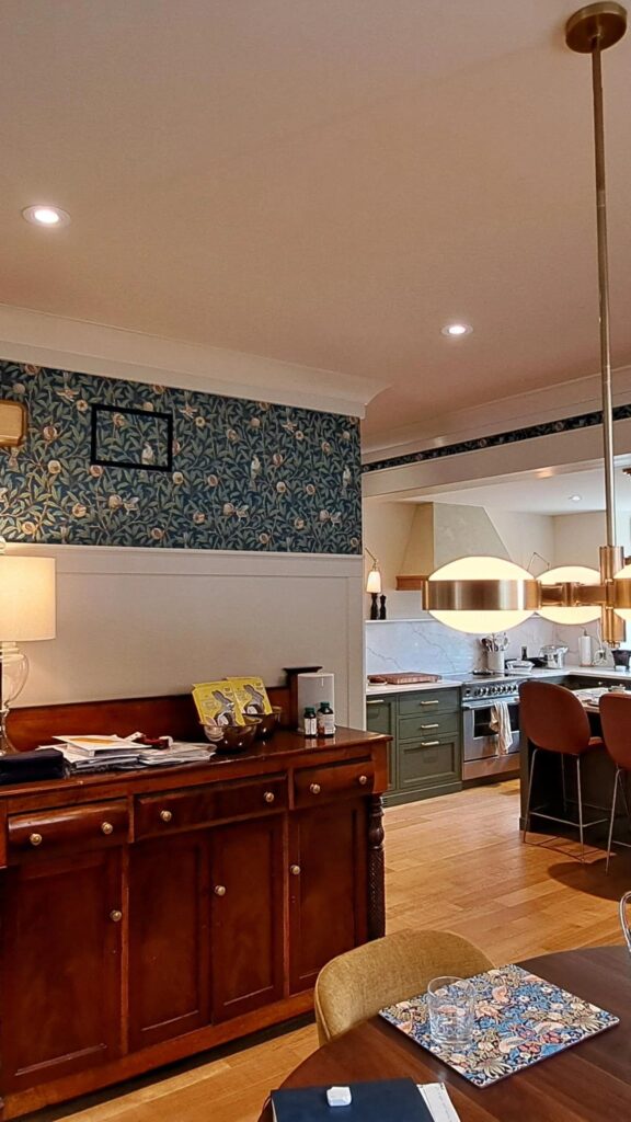 17. Neutral Two-Tone Wainscoting for Transitional Spaces