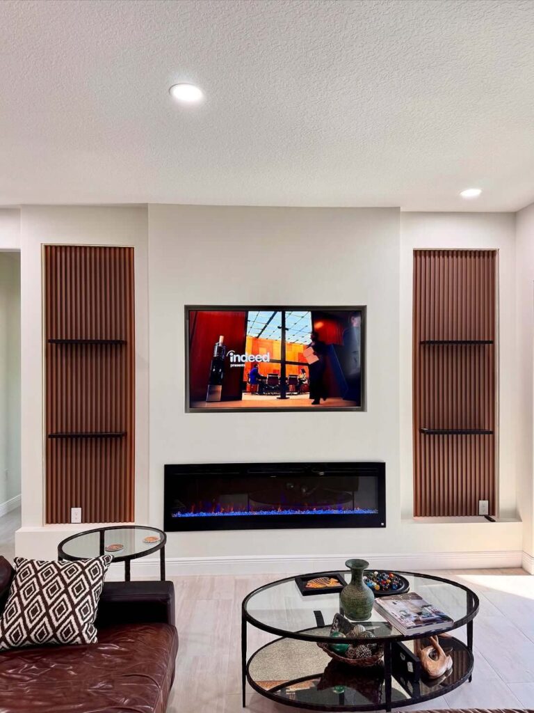 16. Gallery Wall Meets TV Display