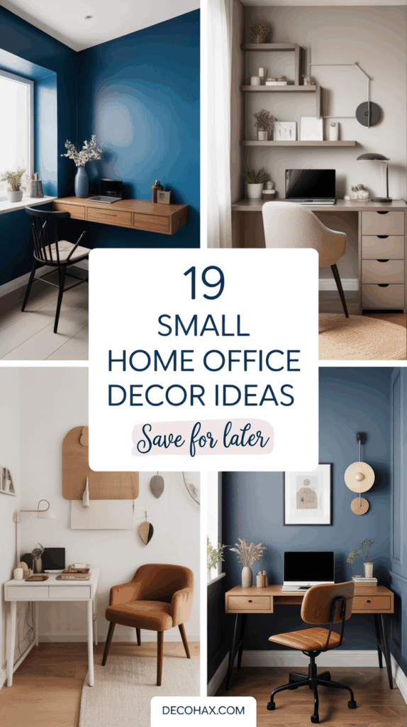 19 Small Home Office Decor Ideas That Maximize Space in Style