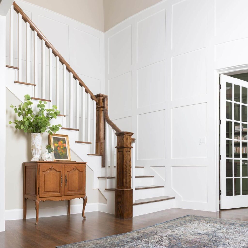 19. Wide Horizontal Paneling for Contemporary Basements
