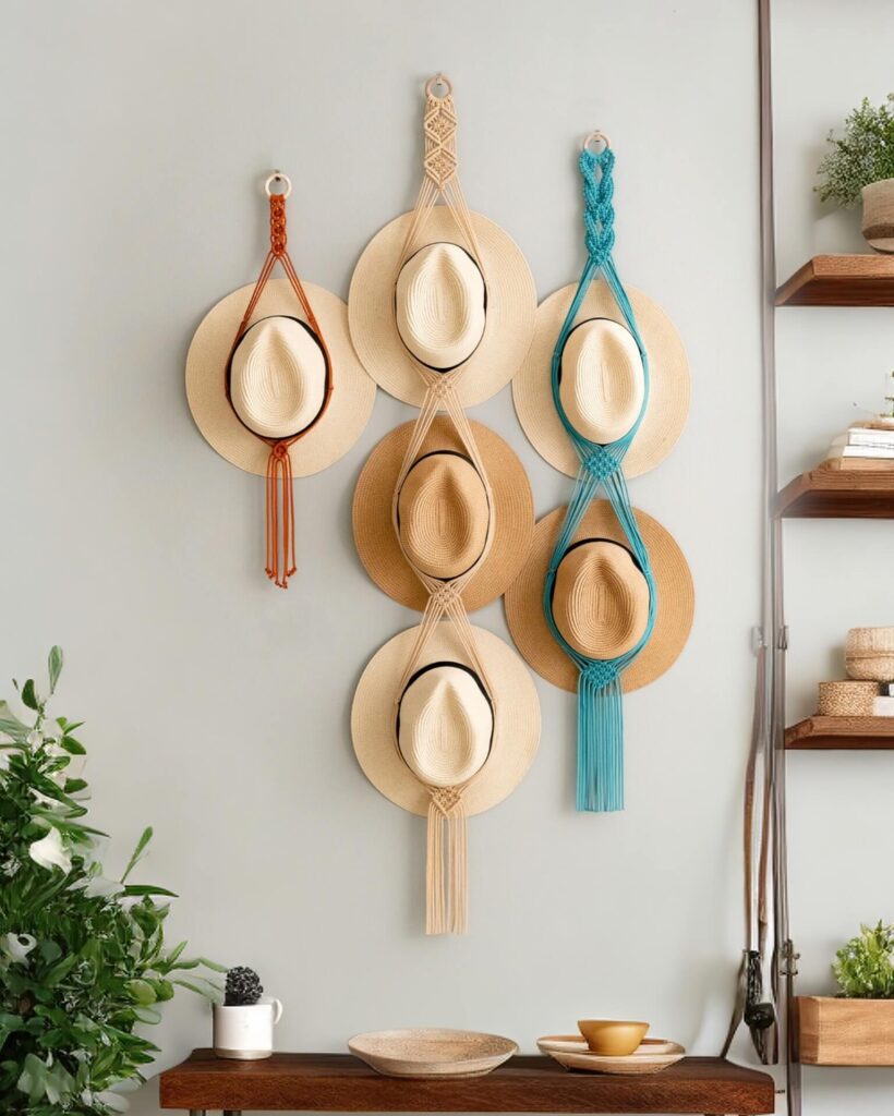 19. Coastal-Inspired Shell and Driftwood Hanging