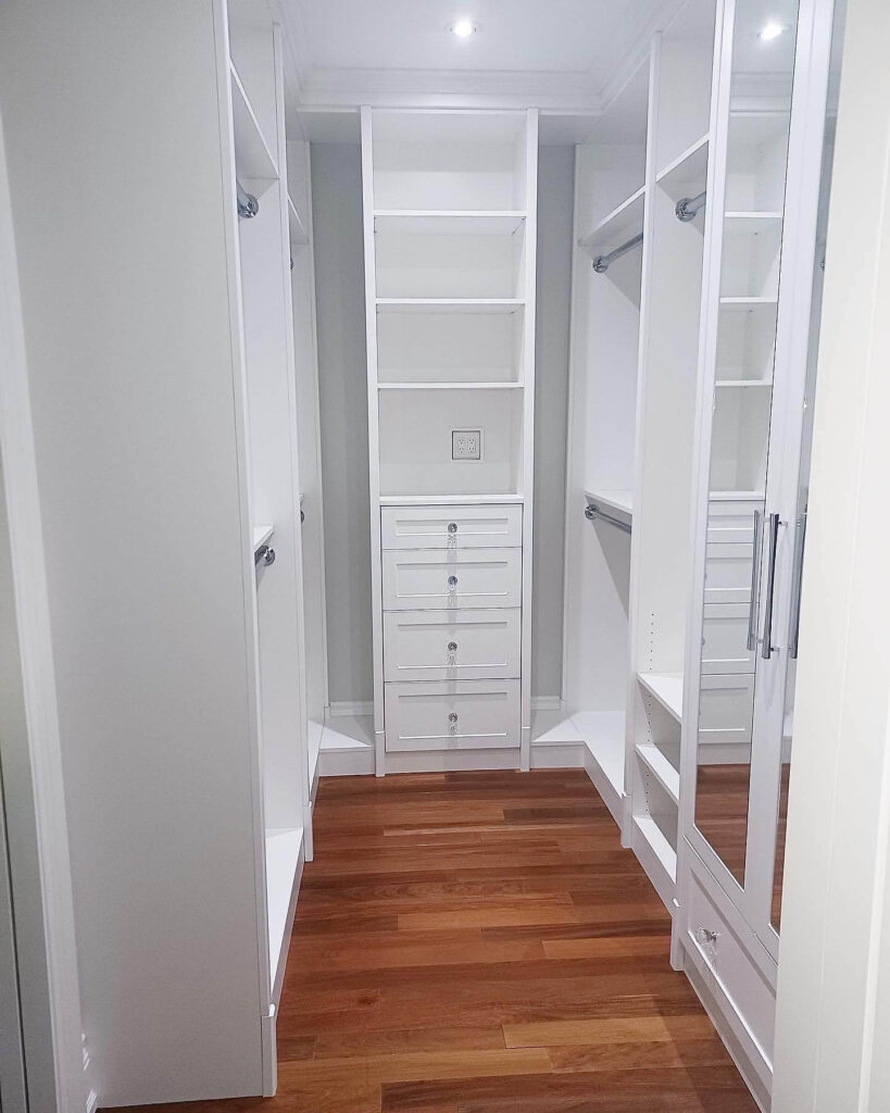19. Closet with Curtains Instead of Doors