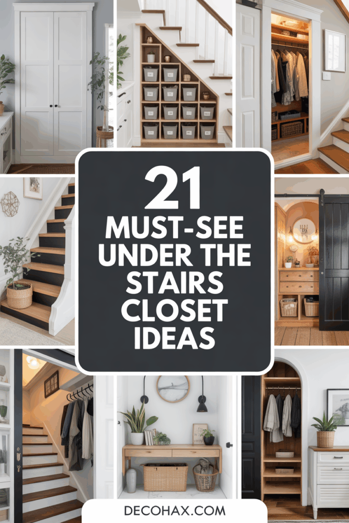 21 Must-See Under the Stairs Closet Ideas for Smart Storage