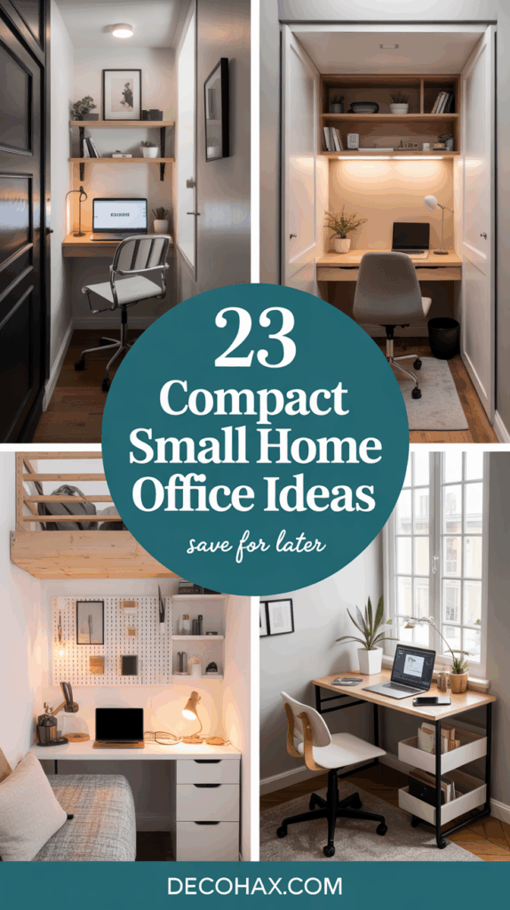 23 Compact Small Home Office Ideas That Fit Seamlessly Into Any Room