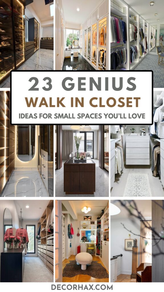 23 Genius Walk in Closet Ideas for Small Spaces You’ll Love (1)