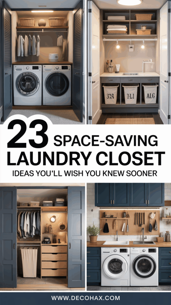 23 Space-Saving Laundry Closet Ideas You’ll Wish You Knew Sooner