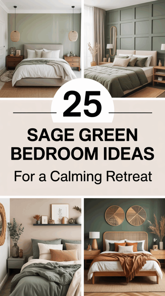 25 Gorgeous Sage Green Bedroom Ideas for a Calming Retreat
