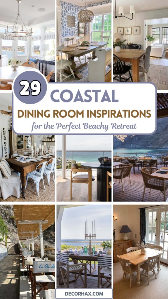 29 Coastal Dining Room Inspirations for the Perfect Beachy Retreat
