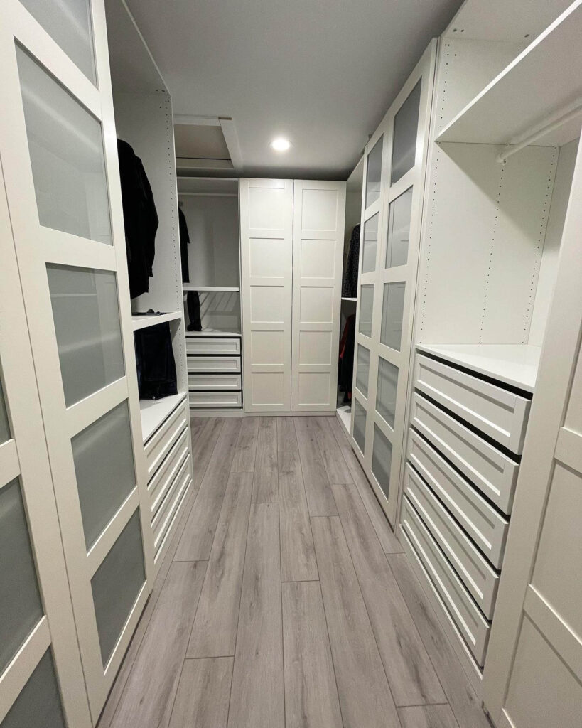 4. Smart Shoe and Basket Storage with BRIMNES and KALLAX