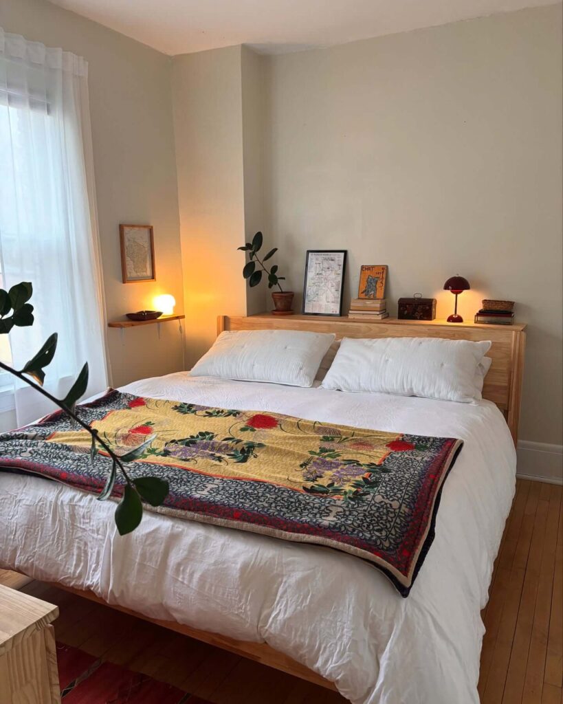 4. Opt for a Low-Profile Bed to Open Up Space