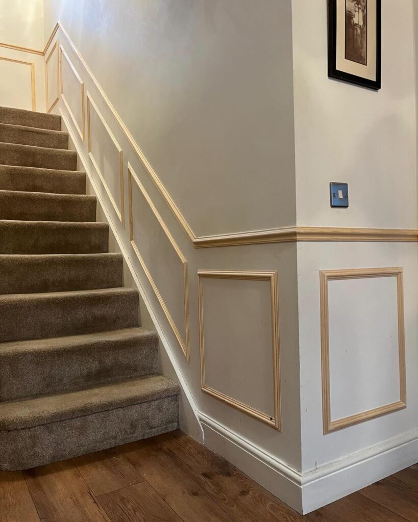 5. Soft Blue Raised Panels for a Cottagecore Look