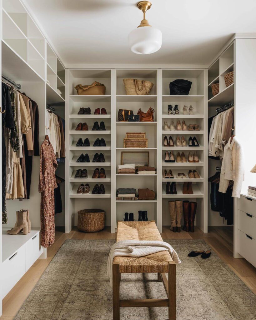 5. Use Neutral Tones and Open Storage for a Boutique Feel