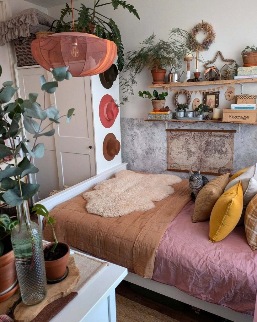 5. Style Every Inch with Functional Boho Decor
