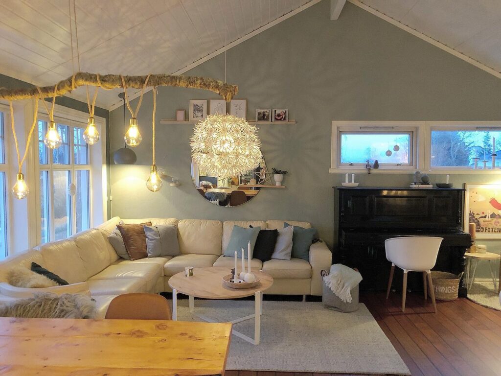 5. Minimalist Blue with Scandinavian Influences