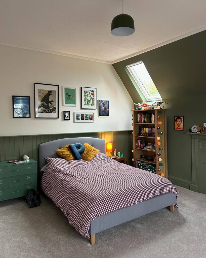 6. Combine Sage Green with Playful Decor for a Youthful Vibe