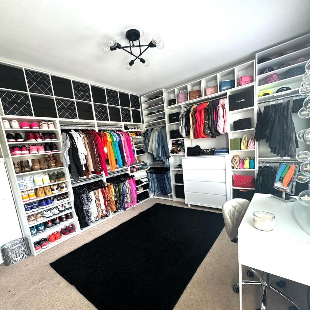 6. Add a Closet Island for Elevated Storage and Style