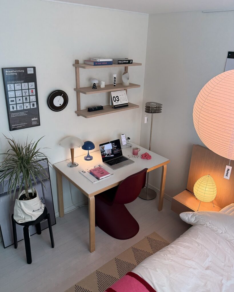 6. Corner Shelving to Maximize Awkward Spaces