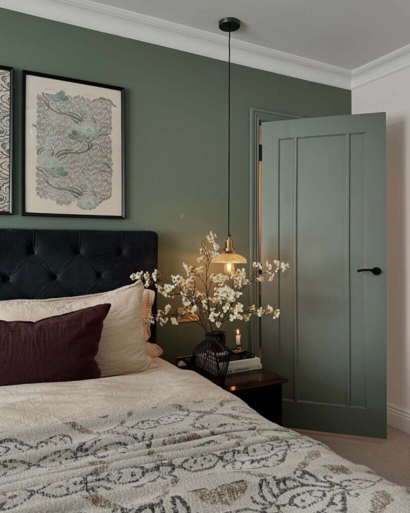 7. Use Darker Sage for a Moody, Sophisticated Aesthetic