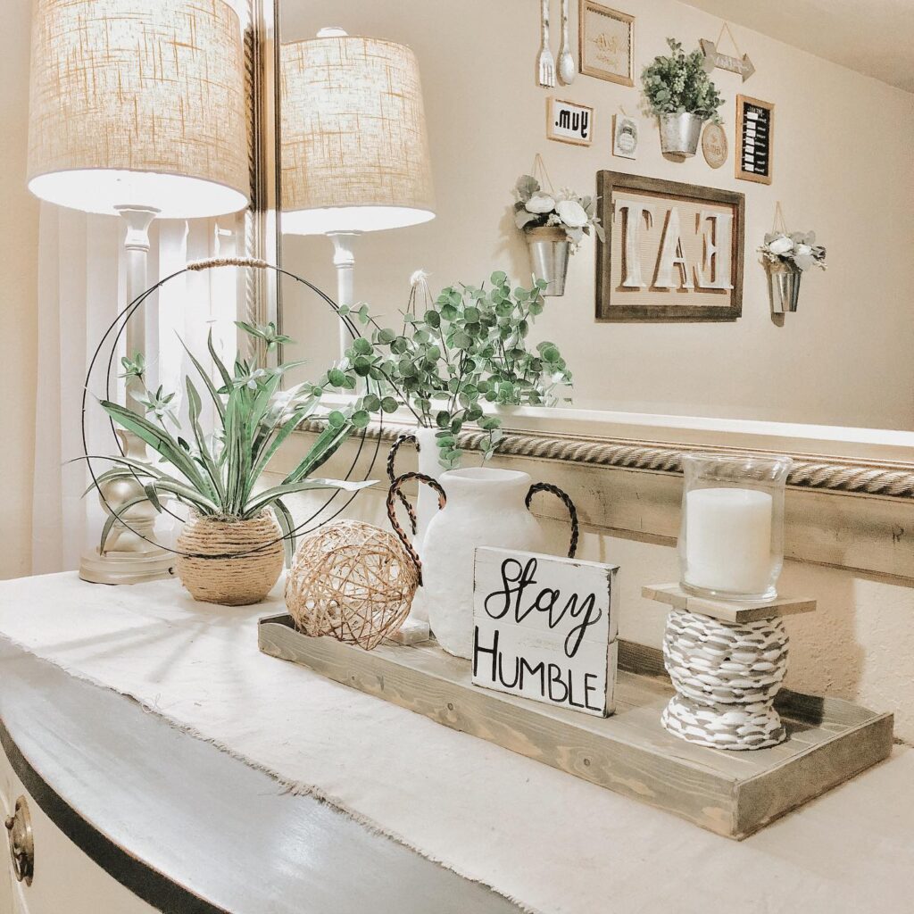 7. Shelving with Curated Decor for a Personalized Look