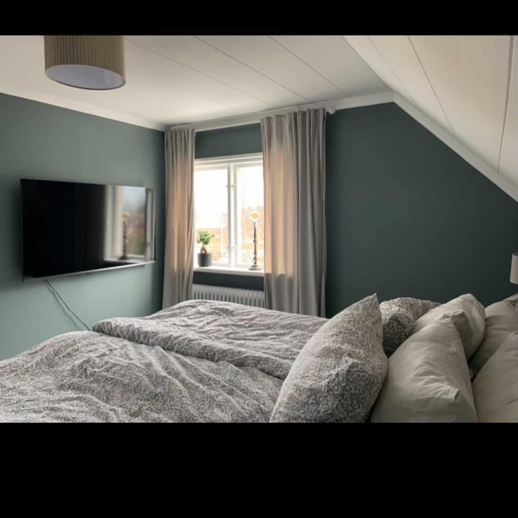 8. Modern Farmhouse Meets Muted Blue