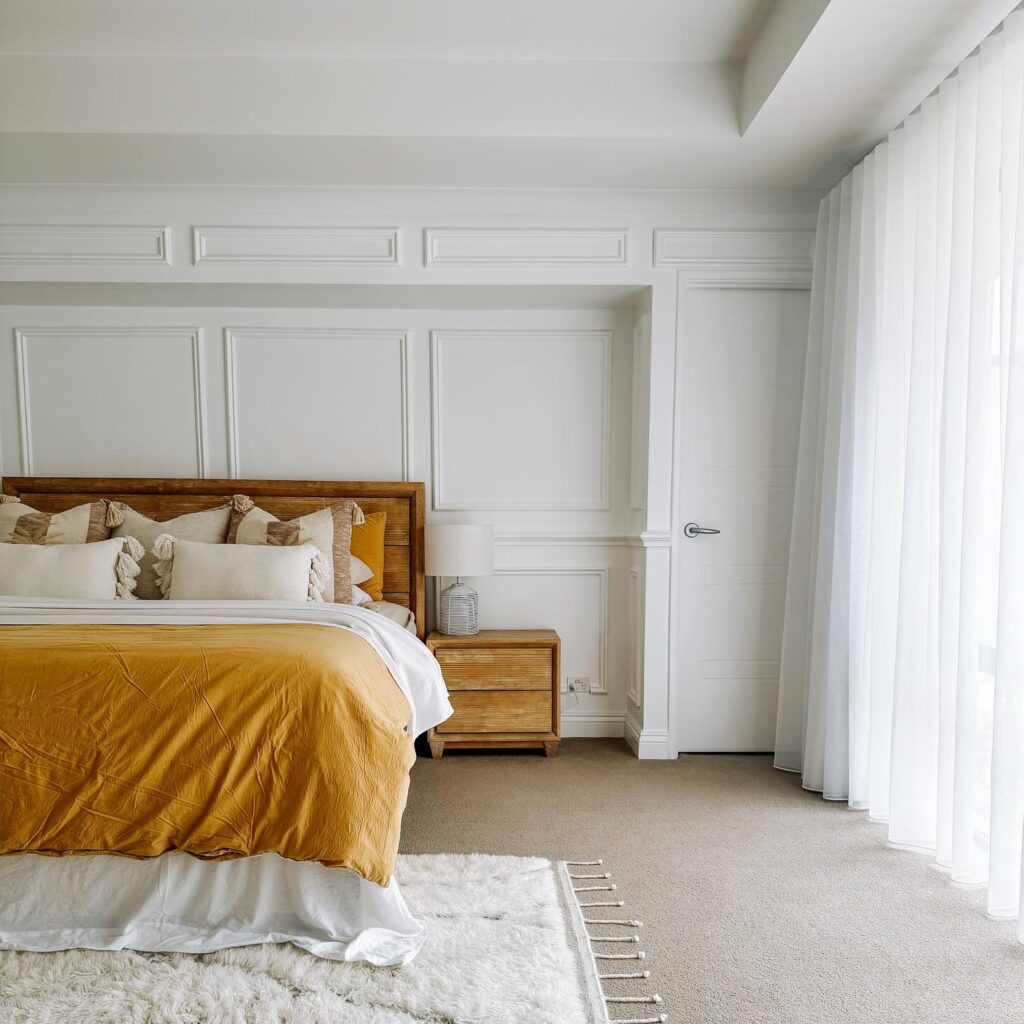 8. Warm Neutrals and Subtle Texture in Vertical Paneling