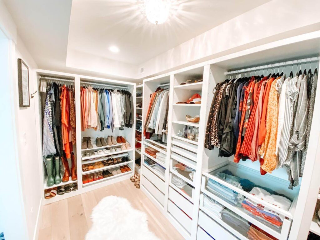 9. Bold Minimalism with Clean Red Accents