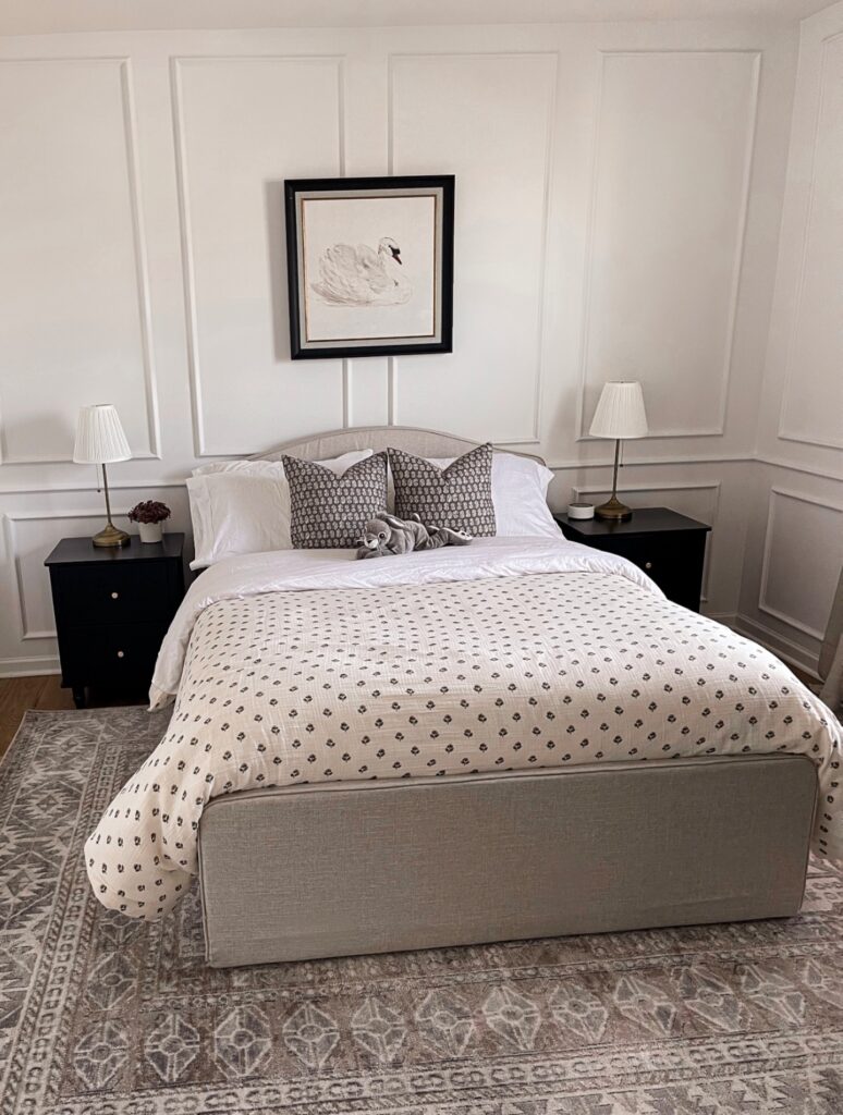9. Sleek Contemporary Wainscoting in a Monochrome Palette