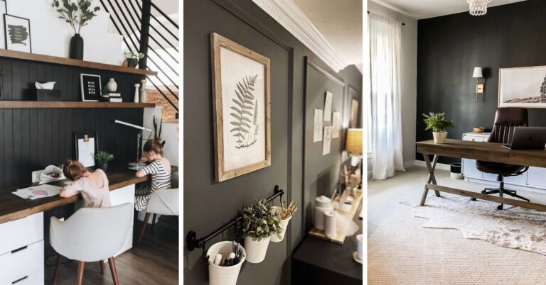 Home Office Accent Wall Ideas