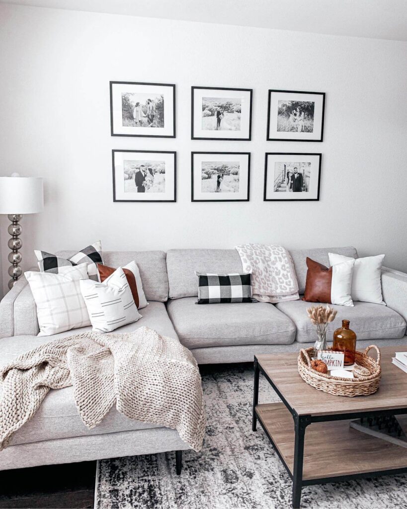 10. Warm Traditional Fall with Fireplace Focus