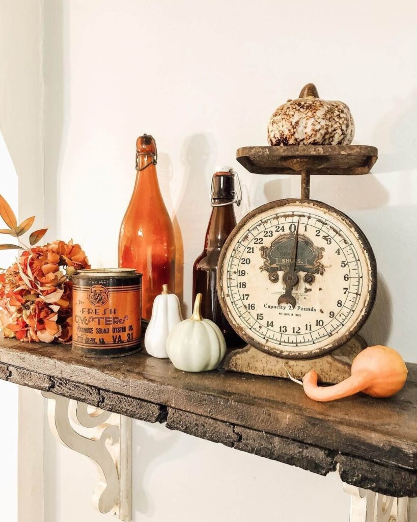 12. Cozy Corner Styling with Fall Linens and Mugs