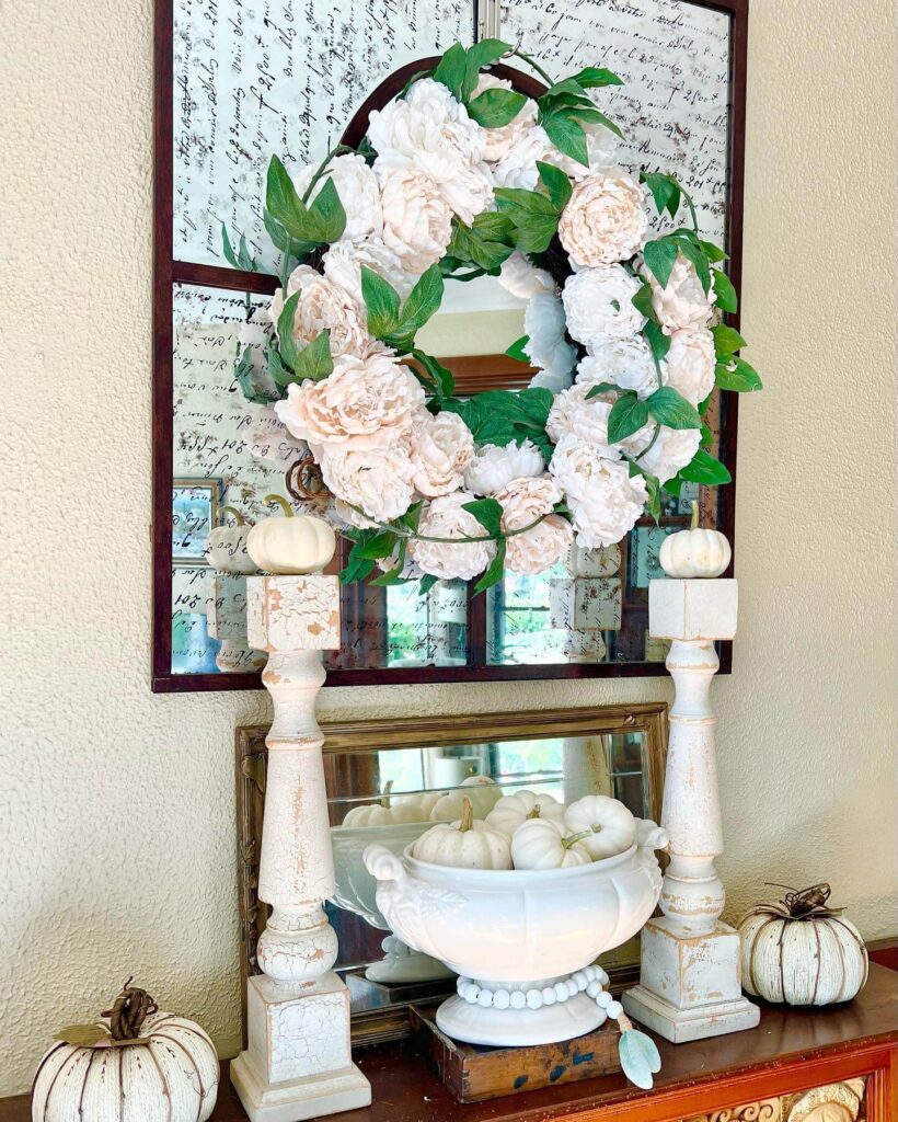 13. Chic Cottagecore with Pumpkin Pastels