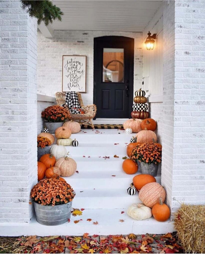 16. Pumpkin Pathways to Guide the Way