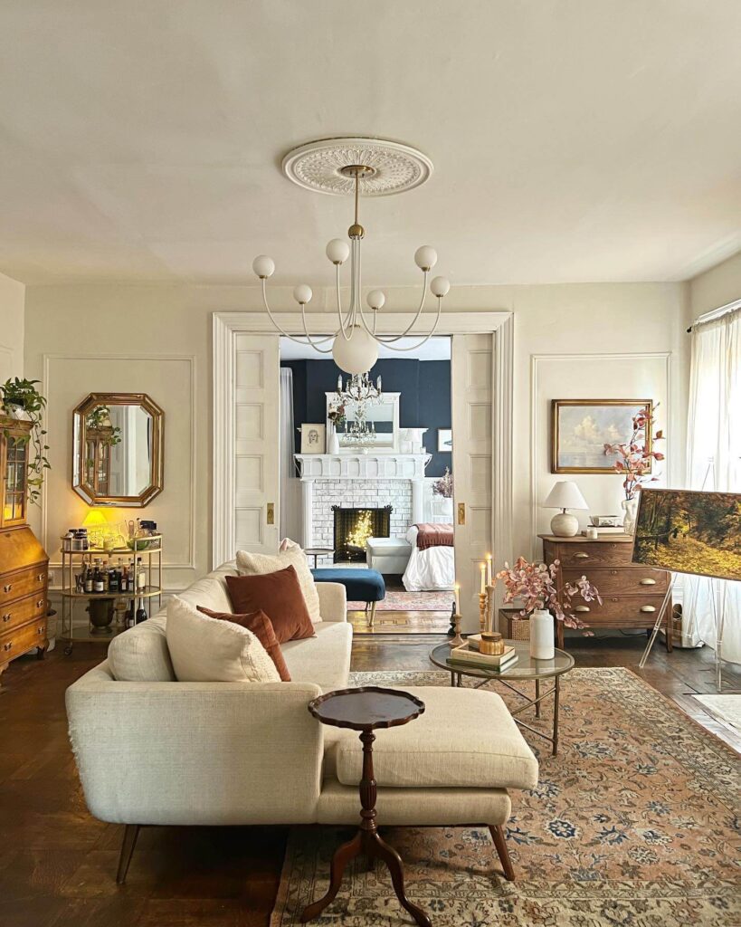 18. Boho Meets Fall with Global-Inspired Accents