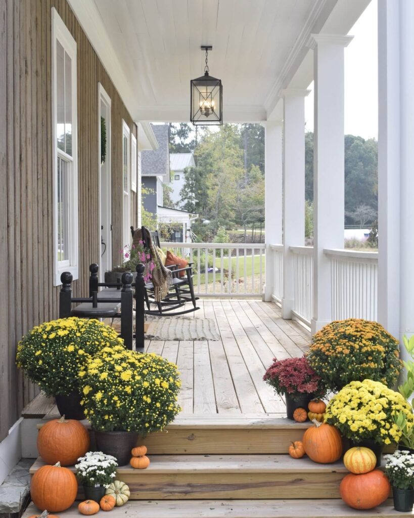 2. Pumpkin Patch Porch Perfection