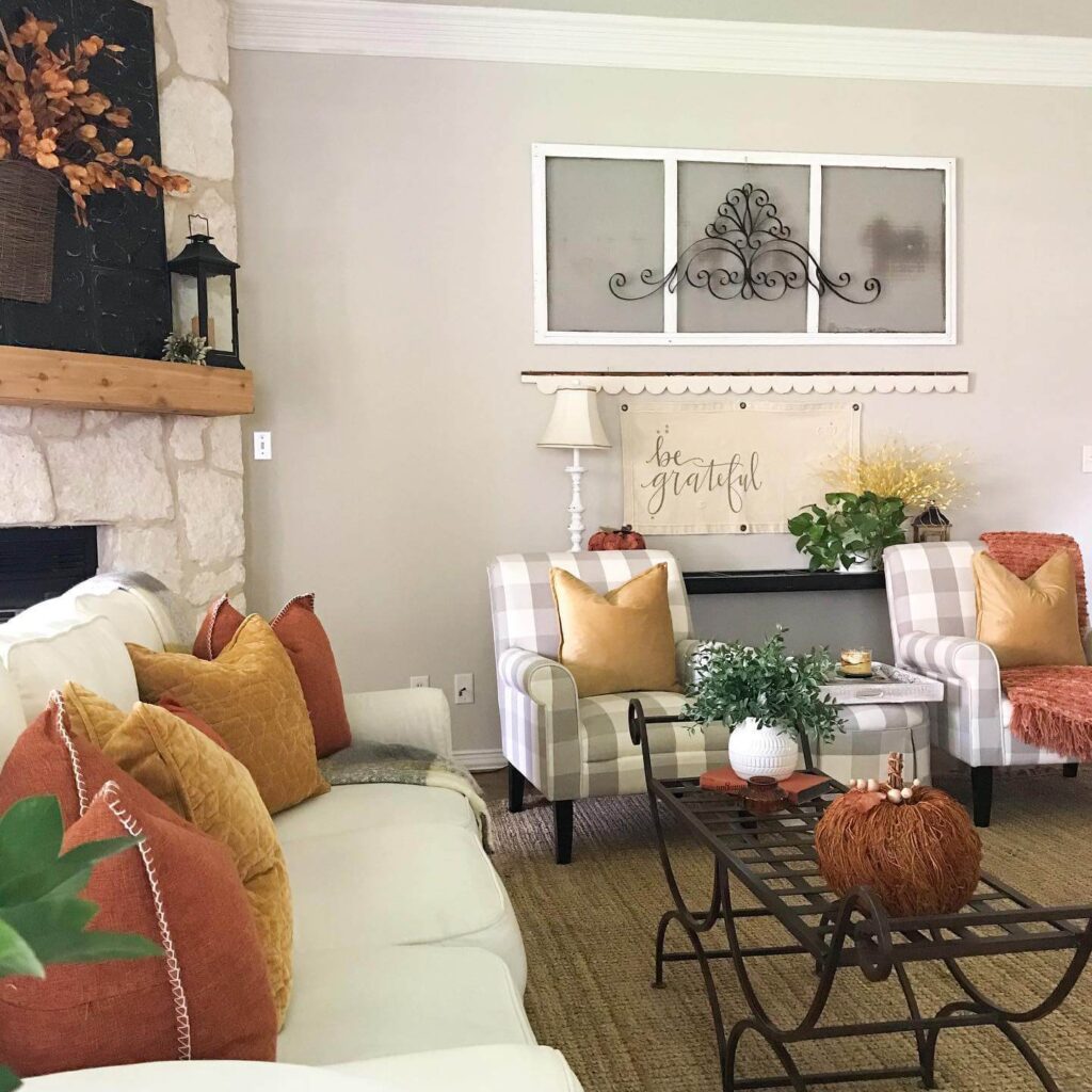 21. Soft Neutral Palette with Cozy Fall Accents