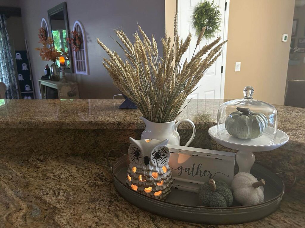 21. Seasonal Coffee Table Styling with Cozy Layers