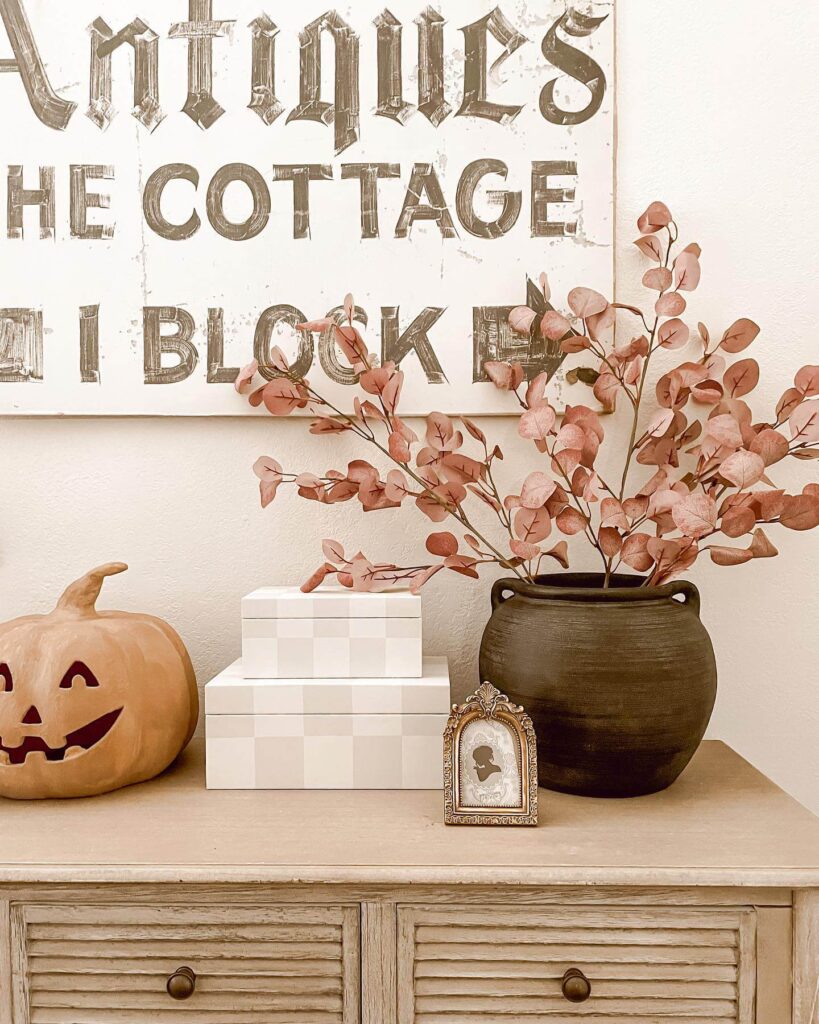 3. Moody Modern Autumn with Dark Accents