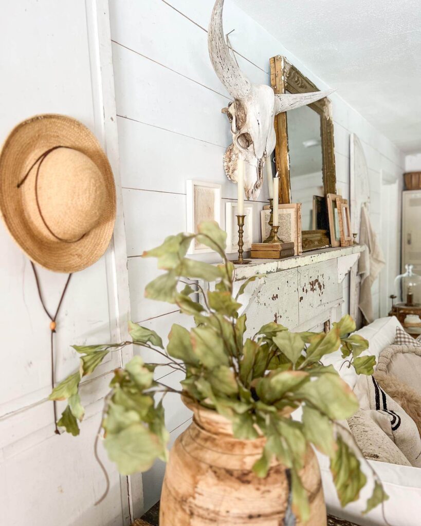 3. Moody Mantel with Autumn Layers