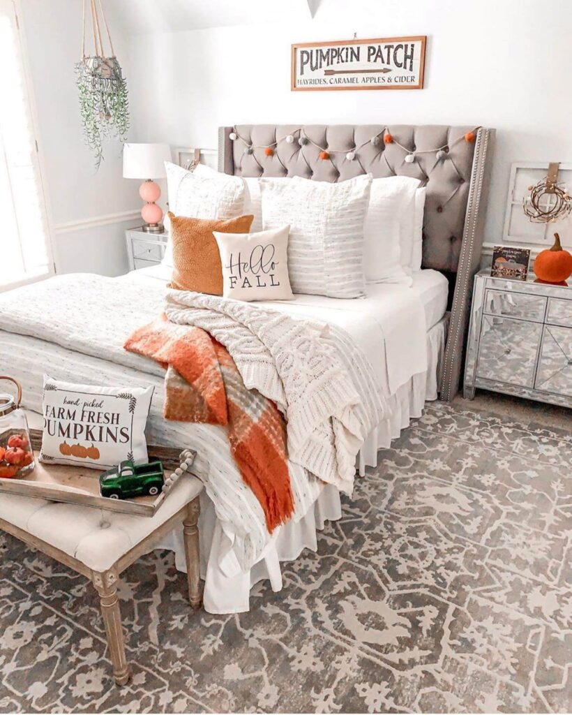 5. Vintage Cottage Style with Fall Florals