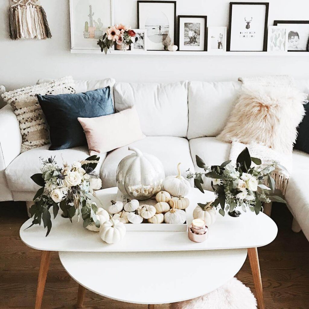 6. Vintage Farmhouse Vibes with Layered Decor