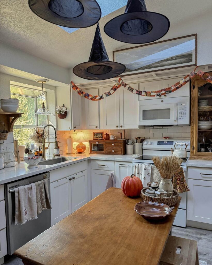 9. Vintage-Inspired Fall Vignettes