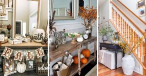Fall Entry Table Decor