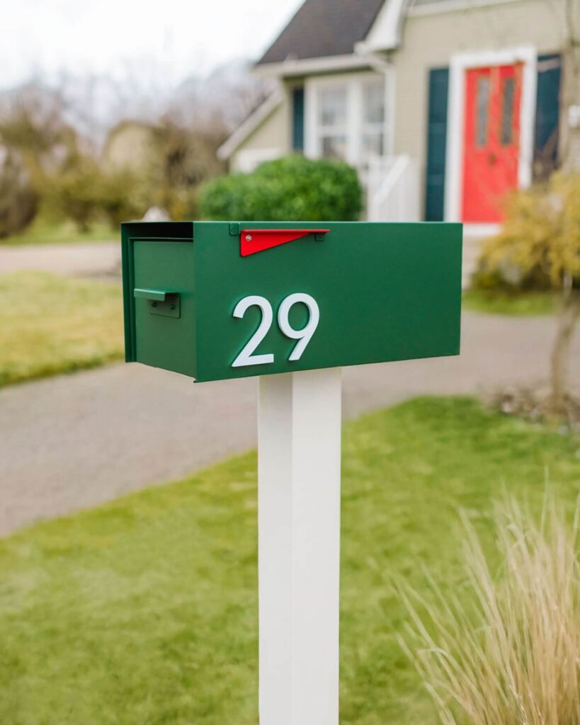 14. Garden-Integrated Mailbox