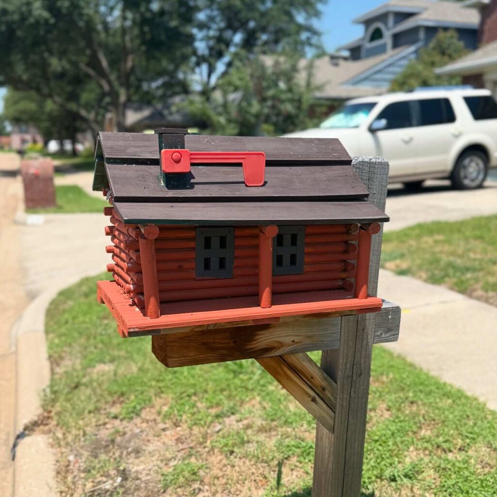 19. Decorative Cast-Iron Mailbox