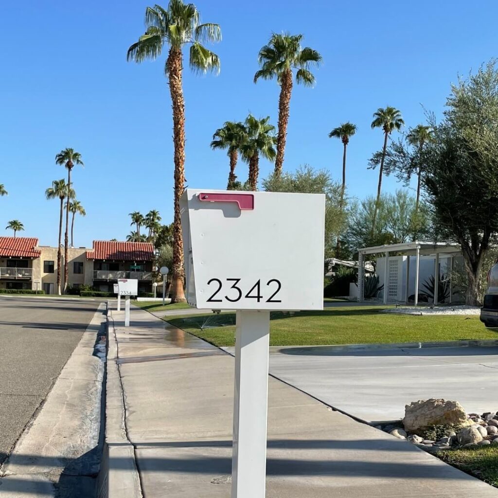 2. Modern Black Mailbox for Sleek Curb Appeal
