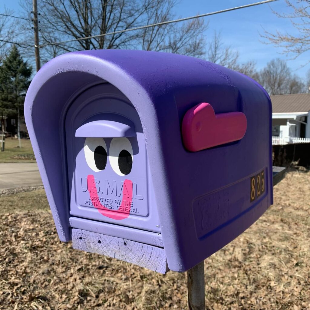 21. Artistic Sculptural Mailbox