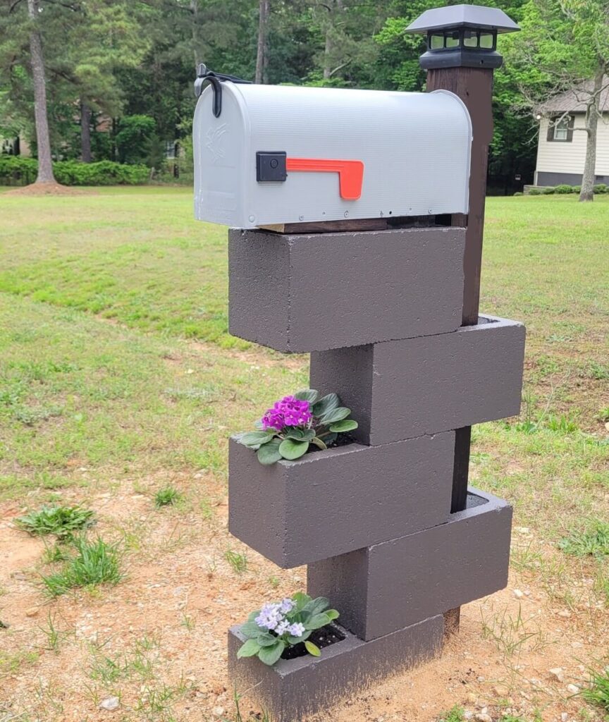 4. Whimsical Mailbox with Creative Personality