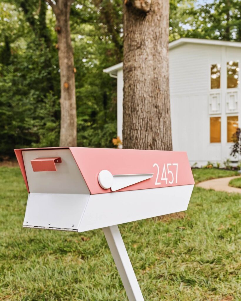 7. Industrial Metal Mailbox